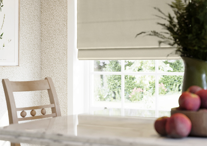 Eversley, Mallow Cream - Twist&Fit Roman Blind - Image 5